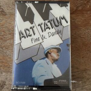 Art Tatum CASSETTE TAPE jazz piano Fine & Dandy EUC
